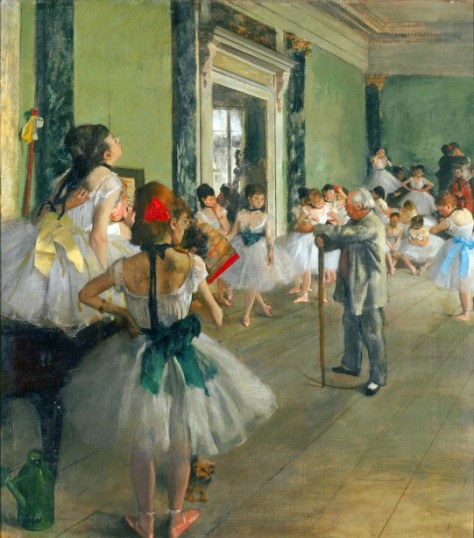 Ballet Class by Sallie Stone--Public Domain Pictures